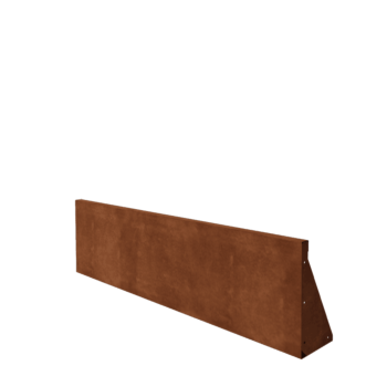 Corten terasest tugisein - Sirge - 150 x 40 cm