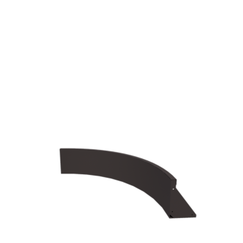 Terasest tugisein - Sisemine kurv - 100 x 100 x 30 cm - RAL7016 matt (antratsiithall)