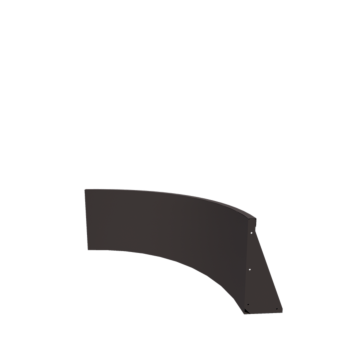 Terasest tugisein - Väline kurv - 100 x 100 x 50 cm - RAL7016 mattt (antratsiithall)