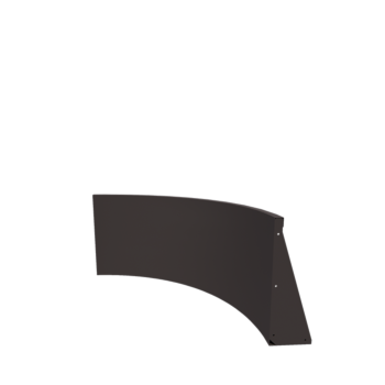 Terasest tugisein - Sisemine kurv - 100 x 100 x 60 cm - RAL7016 matt (antratsiithall)