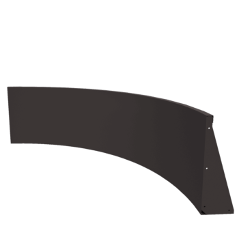 Terasest tugisein - Sisemine kurv - 150 x 150 x 60 cm - RAL7016 matt (antratsiithall)