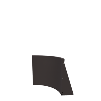 Terasest tugisein - Sisemine kurv - 50 x 50 x 60 cm - RAL7016 matt (antratsiithall)