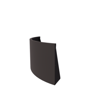 Terasest tugisein - Väline kurv - 100 x 100 x 60 cm - RAL7016 mattt (antratsiithall)