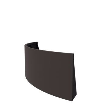 Terasest tugisein - Väline kurv - 150 x 150 x 60 cm - RAL7016 matt (antratsiithall)