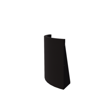 Terasest tugisein - Väline kurv - 50 x 50 x 60 cm - RAL9005 matt (must)