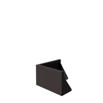 Terasest tugisein - Välinurk - 50 x 50 x 30 cm - Muu RAL värv