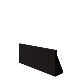 Terasest tugisein - Sirge - 100 x 40 cm - RAL9005 matt (must)