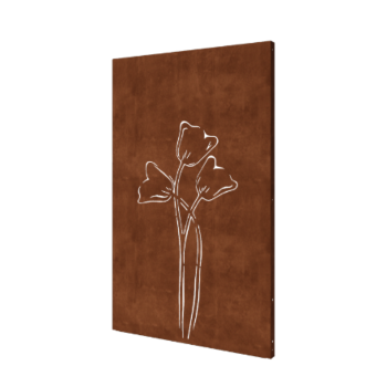 Corteni terasest aia paneel tulp sümmeetriline 120 x 6 x 190 cm