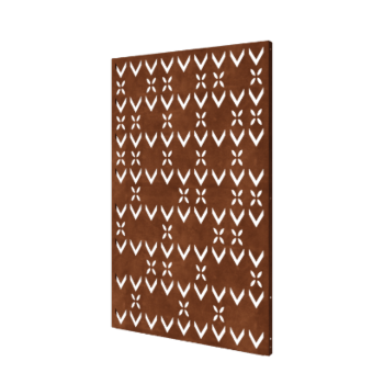 Corten terasest aiapaneel - Katusemuster 3 - 120 x 6 x 190 cm