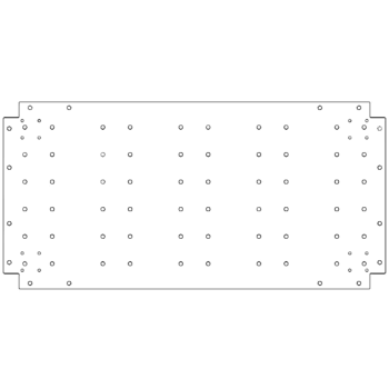 Tsinkterasest põhjalaud - 50 x 100 cm