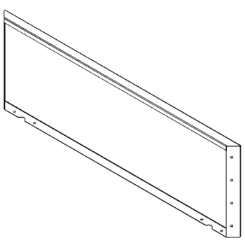Corten terasest lillekast - Paneel - 40 x 120 cm