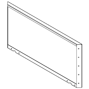 Corten terasest lillekast - Paneel - 50 x 100 cm
