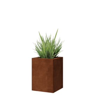 Corten terasest lillekast - Ruut - 30 x 30 x 40 cm - Ilma põhjalauata