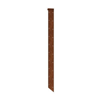 Corten terasest lillekast - Nurgatükk 180° - 100 cm