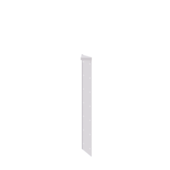 Terasest lillekast - Nurgatükk 180° - 70 cm - RAL9010 matt (valge)