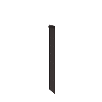 Terasest lillekast - Nurgatükk 180° - 80 cm - RAL7016 matt (antratsiithall)