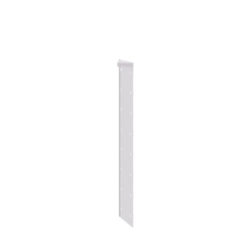 Terasest lillekast - Nurgatükk 180° - 80 cm - RAL9010 matt (valge)
