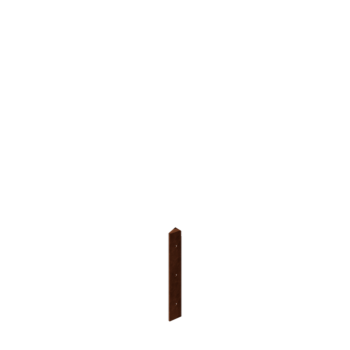 Corten terasest lillekast - Nurgatükk 30° - 30 cm