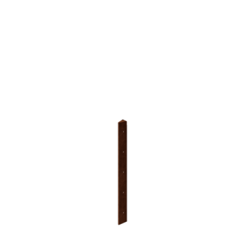 Corten terasest lillekast - Nurgatükk 30° - 50 cm
