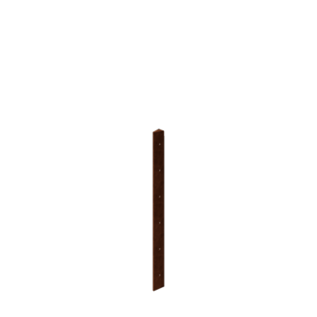 Corten terasest lillekast - Nurgatükk 30° - 60 cm