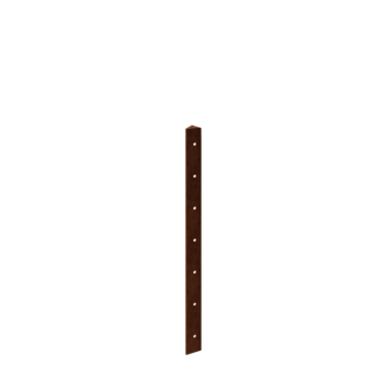 Corten terasest lillekast - Nurgatükk 45° - 70 cm