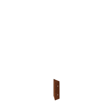 Corten terasest lillekast - Nurgatükk 90° - 20 cm