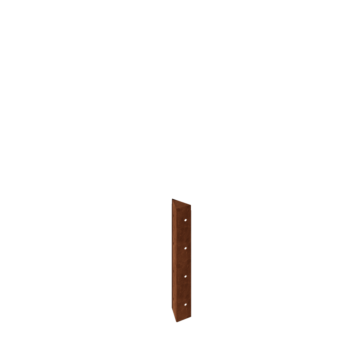 Corten terasest lillekast - Nurgatükk 90° - 40 cm