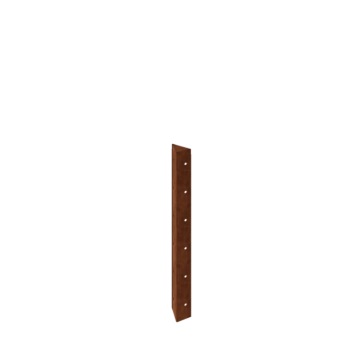 Corten terasest lillekast - Nurgatükk 90° - 60 cm