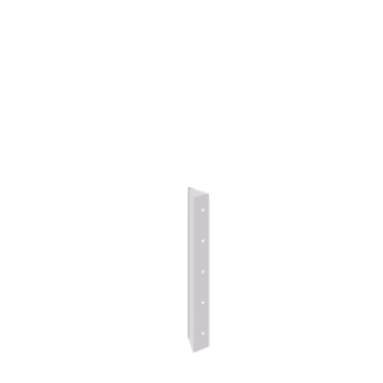 Terasest lillekast - Nurgatükk 90° - 50 cm - RAL9010 matt (valge)