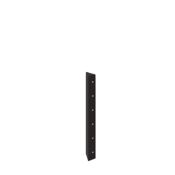 Terasest lillekast - Nurgatükk 90° - 60 cm - RAL7016 matt (antratsiithall)