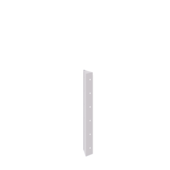 Terasest lillekast - Nurgatükk 90° - 60 cm - RAL9010 matt (valge)