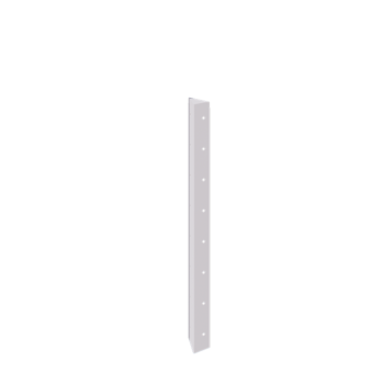Terasest lillekast - Nurgatükk 90° - 80 cm - RAL9010 matt (valge)