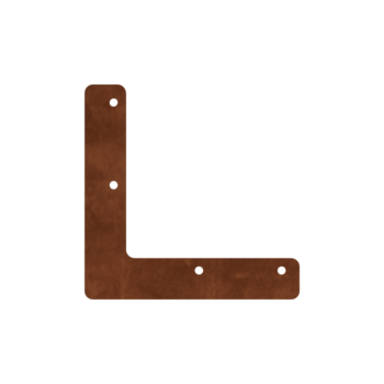 Corten terasest lillekast - Ühendusplaat - L-kuju