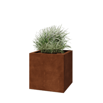 Keevitatud Corten-terasest lillekast Montana 60 x 60 x 60 cm