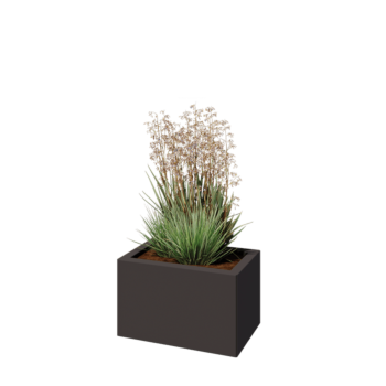 Terasest lillekast - Ristkülik - 50 x 30 x 30 cm - Muu RAL värv - Ilma põhjalauata