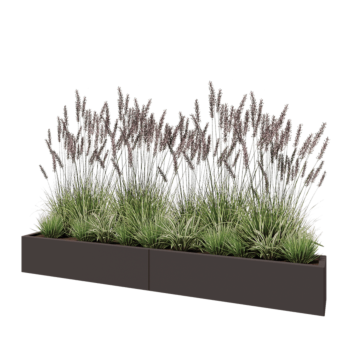 Terasest lillekast XXL - Ristkülik - 240 x 30 x 30 cm - Muu RAL värv - Ilma põhjalauata
