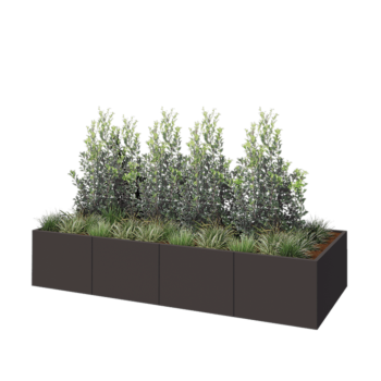 Terasest lillekast XXL - Ristkülik - 320 x 120 x 60 cm - Muu RAL värv - Ilma põhjalauata