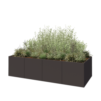 Terasest lillekast XXL - Ristkülik - 320 x 120 x 80 cm - Muu RAL värv - Ilma põhjalauata