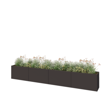 Terasest lillekast XXL - Ristkülik - 400 x 40 x 60 cm - Muu RAL värv - Ilma põhjalauata