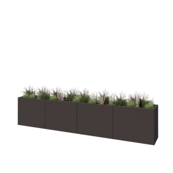 Terasest lillekast XXL - Ristkülik - 400 x 50 x 80 cm - Muu RAL värv - Ilma põhjalauata