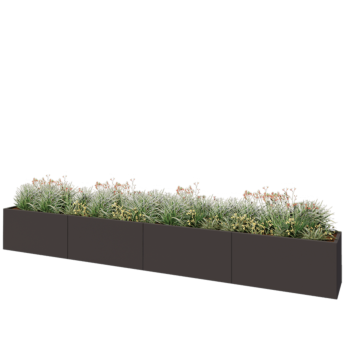 Terasest lillekast XXL - Ristkülik - 480 x 50 x 60 cm - Muu RAL värv - Ilma põhjalauata