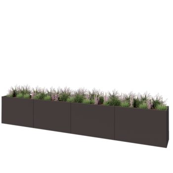 Terasest lillekast XXL - Ristkülik - 480 x 50 x 80 cm - Muu RAL värv - Ilma põhjalauata