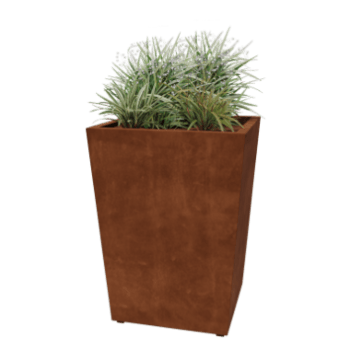 Keevitatud Corten-terasest lillekast Koonus 80 x 80 x 100 cm