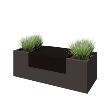 Terasest lillekasti platvorm - 60 x 51 x 20 cm - Bronze