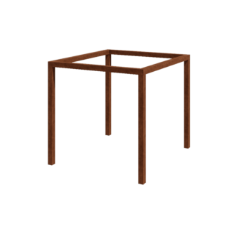Corten terasest pergola - Ruut - 274 x 250 x 230 cm - Ilma betoonvundament