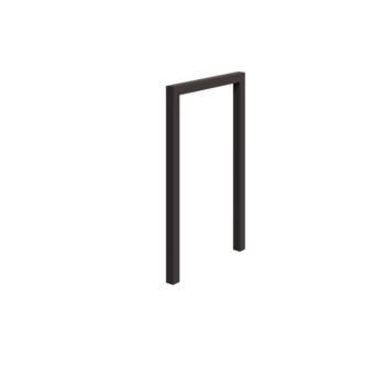 Terasest pergola - Sirge - 150 x 230 cm - RAL7016 matt (antratsiithall) - Ilma betoonvundament