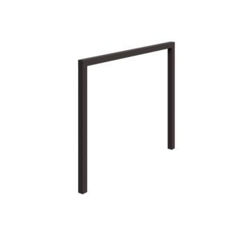 Terasest pergola - Sirge - 300 x 230 cm - RAL7016 matt (antratsiithall) - Ilma betoonvundament