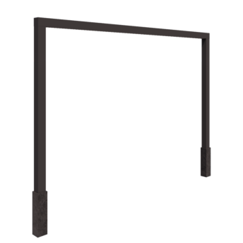Terasest pergola - Sirge - 400 x 230 cm - Muu RAL värv - Betoonvundamendiga