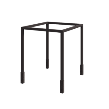 Terasest pergola - Ruut - 274 x 250 x 230 cm - RAL7016 matt (antratsiithall) - Betoonvundamendiga