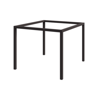 Terasest pergola - Ruut - 324 x 300 x 230cm - RAL7016 matt (antratsiithall) - Ilma betoonvundament